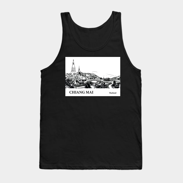 Chiang Mai - Thailand Tank Top by Lakeric